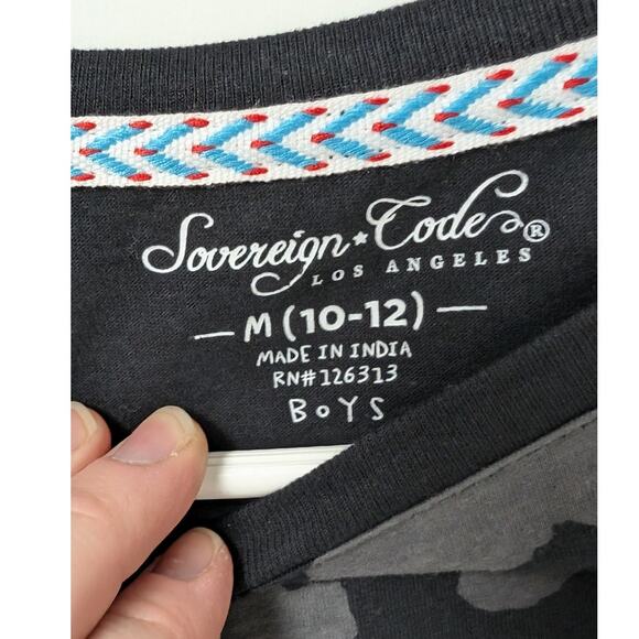 NWT Sovereign Code Camo long sleeve t-shirt | Boys M - Picture 5 of 5